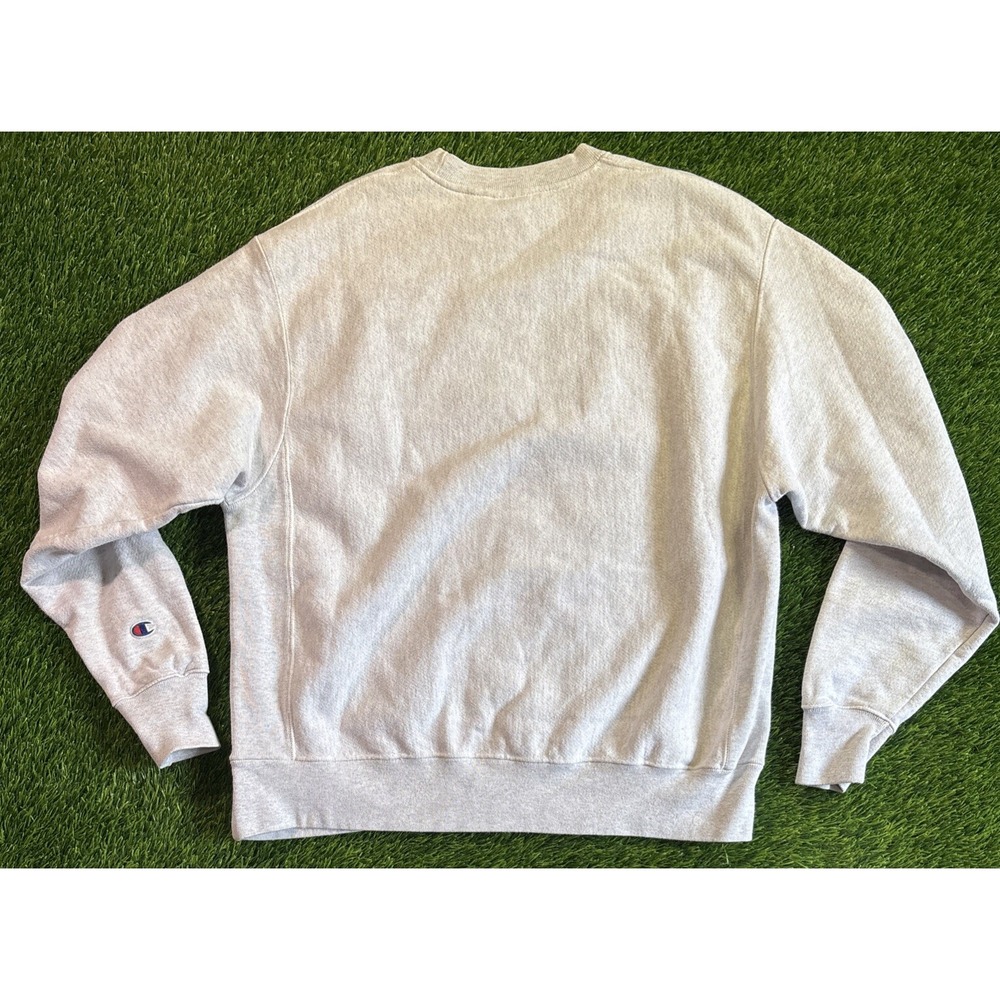 Vintage Champion Reverse Weave NSU Demons Northwestern Sz L Gray Sweatshirt - Picture 2 of 13